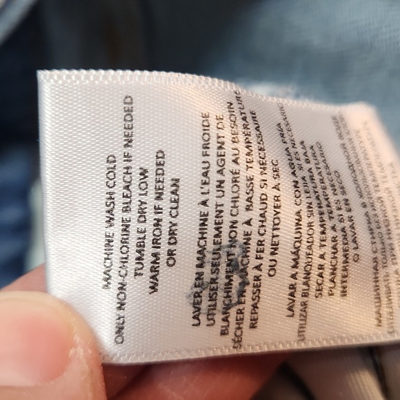 REDONE 90's High Rise Ankle Cropped Jeans in Dusk Destroy - Picture 8 of 9